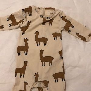 Tinycottons Llama Onesie 6-12mo
